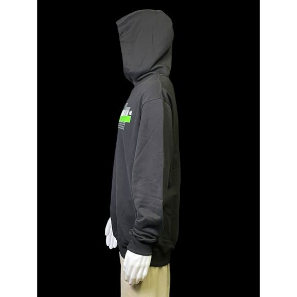 Rare A-Cold-Wall* Black Grid Logo Hoodie Spring/Summer 2023 Size Medium New - Picture 4 of 10